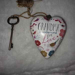 Heart-Shaped Decor with Key